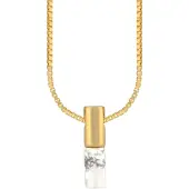 Cai Anhänger mit Kette 925/- Sterling Silber Howlith