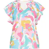 Usha Bluse Frauen mehrfarbig grün
