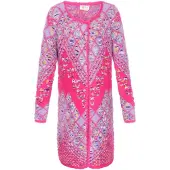 IZIA Strickjacke Frauen rosa mehrfarbig
