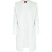 Mymo Strickjacke Frauen weiss
