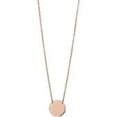 Cai Halskette 925 Sterling Silber rosévergoldet Plättchen Boho