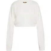 Ebeeza Pullover Frauen Wollweiß