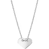 Zeeme Stainless Steel Collier Edelstahl Herz