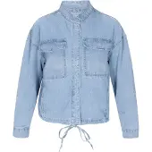 Faina Jacke Frauen hellblau