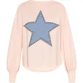 Usha Sweatshirt Frauen hauchzartes Rosa