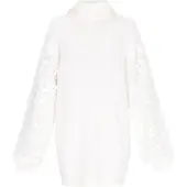 IZIA Kleid Frauen Weiß