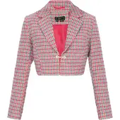 Faina Jacke Frauen blau rosa gelb