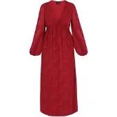Faina Kleid Frauen Burgund