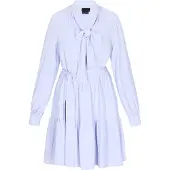 Dreimaster Kleid Frauen hellblau