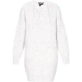 Dreimaster Kleid Frauen cremefarben