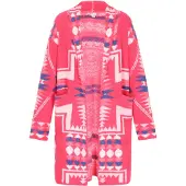 IZIA Strickjacke Frauen fuchsia mehrfarbig