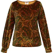 Usha Bluse Frauen gelb mehrfarbig