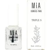 Mia Cosmetics Paris Triple 5, Nagelhärter, Frauen, 11 ml, Schutz, Flasche, Ethyl Acetate, Butyl Acetate, Nitrocellulose, Adipic Acid/Neopentyl Glycol/Trimellitic Anhydride...