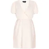 Faina Kleid Frauen cremefarben