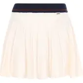 Dreimaster Rock Frauen Offwhite Marineblau Weinrot