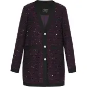 Faina Blazer Frauen Dunkelviolett