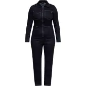 Queen Kerosin Damen Workwear Overall Denim