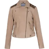 Dreimaster Jacke Frauen taupe grau