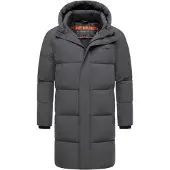 STONE HARBOUR Herren Steppmantel Hadrieen mit Fleecefutter & Kapuze