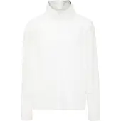 Dreimaster Fleecepullover Männer Optik Weiss