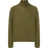 Dreimaster Fleecepullover Männer khaki