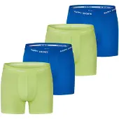 Happy Shorts Herren Retro Boxer Neon 4-Pack Retroshorts, Vintage Boxer,