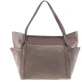 Pierre Cardin Damen Schultertasche aus echtem Leder, Marke . Mit Reißverschluss und Innenfächern