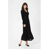 Kaffe Jerseykleid "Damen Jerseykleid KArosa", Damen, Gr. M, N-Gr, schwarz (schwarz deep cc), Obermaterial: 64% Polyester PES. 28% Polyamid PA. 8% Elasthan EL., Kleider Jerseykleid
