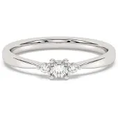 Diam Addict Ring 585 Weißgold mit im Labor gezüchtetem Diamanten