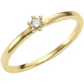Orolino Ring Gold 585 mit Brillant 0,07ct.