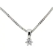 Orolino Halskette Gold 585 mit natürlichem Brillant 0,10ct.