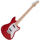 Gear4Music Seattle E-Gitarre von Rot