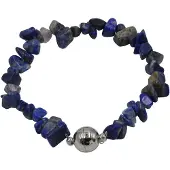Steuer Modeschmuck Armband Splitter- Lapislazuli blau