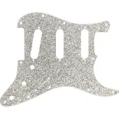 Fender Hybrid-Glas-/Glitzer- Stratocaster -S/S/S-Pickguard Silver Sparkle