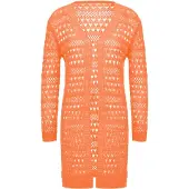 Ebeeza Strickjacke Frauen orange