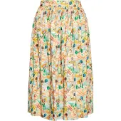 Queen Kerosin Damen Swing Wickelrock mit Pin-Up All-Over-Print Pin-Up mehrfarbig