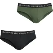 Abanderado 2er-Pack Männer Elasthan Baumwoll Slip AA595