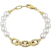 Zeeme Stainless Steel Armband Edelstahl/PVD gelb