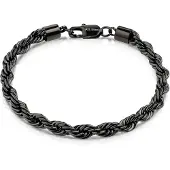 Zeeme Stainless Steel Armband Edelstahl/PVD schwarz