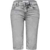 Street One Bermudas "Style Jane" Slim Leg Jeans-Bermuda mit Turn-Up-Detail