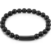 Zeeme Stainless Steel Armband Edelstahl/PVD schwarz