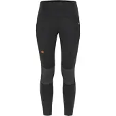 Fjällräven Leggings Fjallräven Abisko Trekking Tights Pro Black-Iron Grey Damen-XS