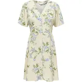 ONLY Sommerkleid Evida in Blumen Muster mit V-Auschnitt-S