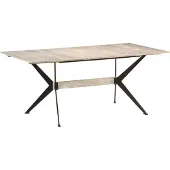 vidaXL Esstisch 180x90x76 cm Massivholz Mango