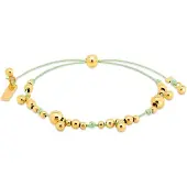 LEIS Armband 925 Sterling Silber vergoldet Glänzend 25cm