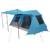 vidaXL Tunnelzelt Blau 400 x 278 x 182 cm