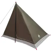 vidaXL Trekkingzelt 2 Personen Braun und Grau