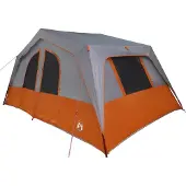 vidaXL Familienzelt Grau und Orange 533 x 312 x 230 cm