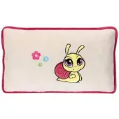 Nici Sweethearts 3 Kissen Schnecke gelb, 43 x 25cm