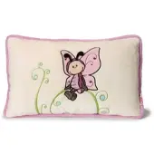 Nici Spring Kissen Schmetterling mit Applikation, rechteckig, 43 x 25cm